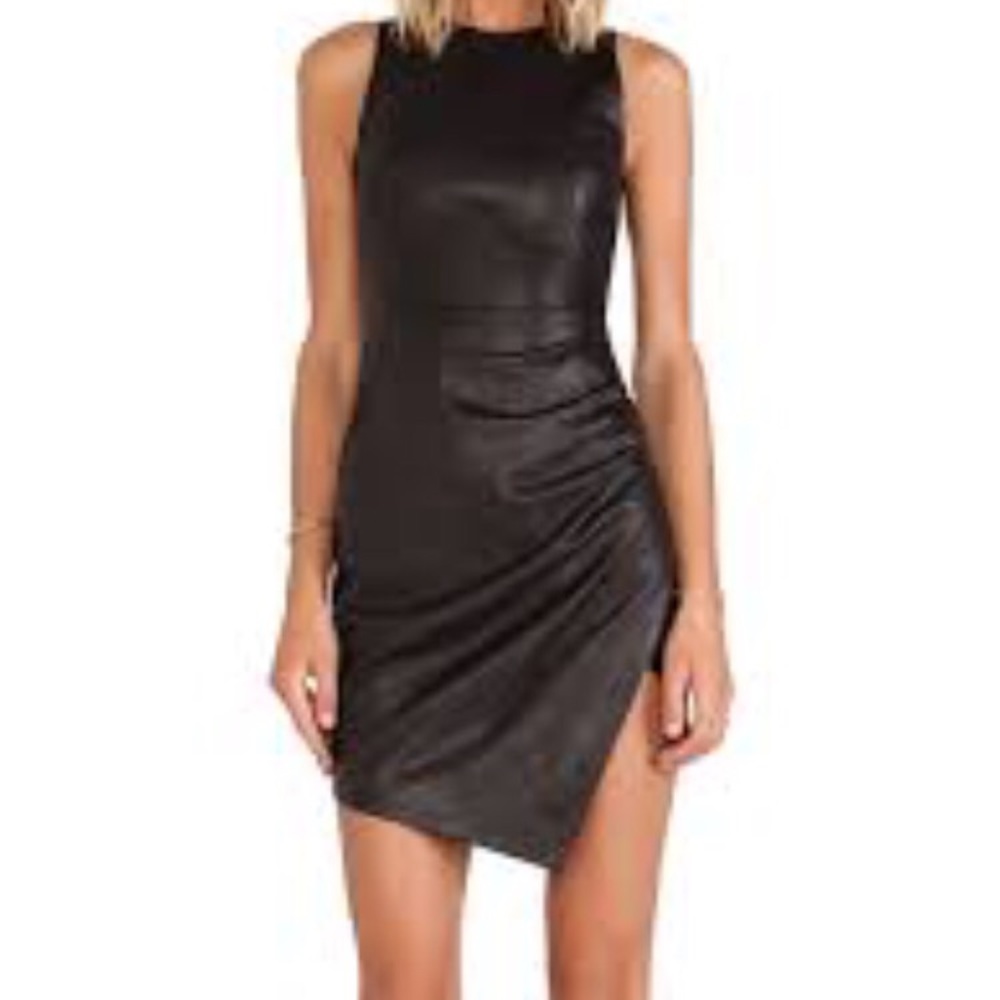 Skingraft Leather Dress